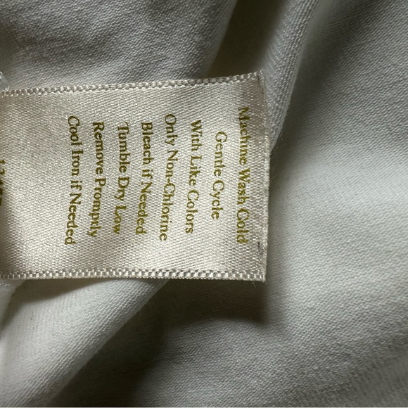 Caslon  White Long Sleeve stretch Women's Top-L - Picture 4 of 5